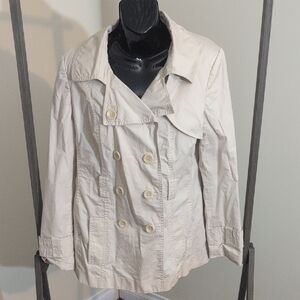 TU | Stylish Cream Double-Breasted Jacket